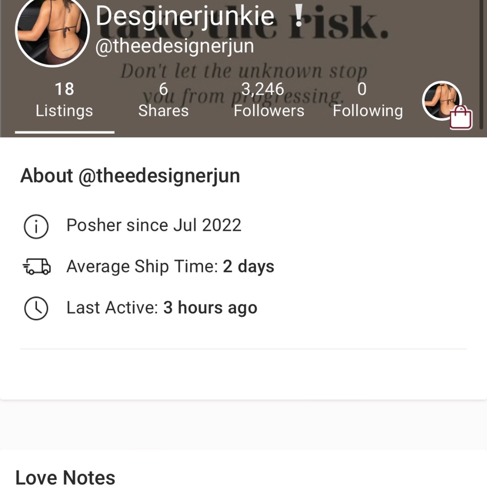 Scammer changed her profile